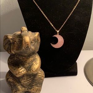 ⭐️2 FOR $10⭐️Druzy moon necklace
